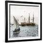 Barcelona (Spain), Celebration of 1888, the Spanish Cruiser "La Castilla "-Leon, Levy et Fils-Framed Photographic Print