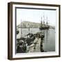 Barcelona (Spain), Celebration of 1888, the Spanish Frigate "La Blanca"-Leon, Levy et Fils-Framed Photographic Print