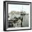 Barcelona (Spain), Celebration of 1888, the Spanish Frigate "La Blanca"-Leon, Levy et Fils-Framed Photographic Print