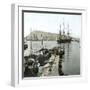 Barcelona (Spain), Celebration of 1888, the Spanish Frigate "La Blanca"-Leon, Levy et Fils-Framed Photographic Print