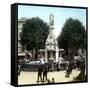 Barcelona (Spain), Fountain on the Palace Square-Leon, Levy et Fils-Framed Stretched Canvas