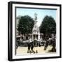 Barcelona (Spain), Fountain on the Palace Square-Leon, Levy et Fils-Framed Photographic Print