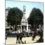 Barcelona (Spain), Fountain on the Palace Square-Leon, Levy et Fils-Mounted Photographic Print
