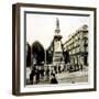 Barcelona (Spain), Isabella II Boardwalk and the Statue of Lopez-Leon, Levy et Fils-Framed Photographic Print