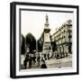 Barcelona (Spain), Isabella II Boardwalk and the Statue of Lopez-Leon, Levy et Fils-Framed Photographic Print