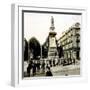 Barcelona (Spain), Isabella II Boardwalk and the Statue of Lopez-Leon, Levy et Fils-Framed Photographic Print