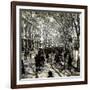 Barcelona (Spain), La Rambla Del Centro and the Lyceum Theatre-Leon, Levy et Fils-Framed Photographic Print