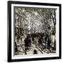 Barcelona (Spain), La Rambla Del Centro and the Lyceum Theatre-Leon, Levy et Fils-Framed Photographic Print