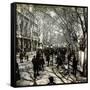 Barcelona (Spain), La Rambla Del Centro and the Lyceum Theatre-Leon, Levy et Fils-Framed Stretched Canvas