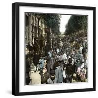 Barcelona (Spain), La Rambla Del Estudientes-Leon, Levy et Fils-Framed Photographic Print