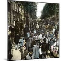 Barcelona (Spain), La Rambla Del Estudientes-Leon, Levy et Fils-Mounted Photographic Print