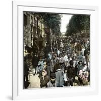 Barcelona (Spain), La Rambla Del Estudientes-Leon, Levy et Fils-Framed Photographic Print