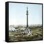 Barcelona (Spain), Monument to Christopher Columbus-Leon, Levy et Fils-Framed Stretched Canvas