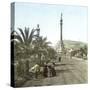 Barcelona (Spain), Monument to Christopher Columbus-Leon, Levy et Fils-Stretched Canvas