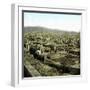 Barcelona (Spain), Panoramic View-Leon, Levy et Fils-Framed Photographic Print