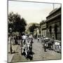 Barcelona (Spain), Place of the Palace-Leon, Levy et Fils-Mounted Photographic Print