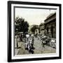 Barcelona (Spain), Place of the Palace-Leon, Levy et Fils-Framed Photographic Print