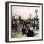 Barcelona (Spain), Plaza De La Paz-Leon, Levy et Fils-Framed Photographic Print