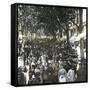 Barcelona (Spain), Rambla De Las Flores-Leon, Levy et Fils-Framed Stretched Canvas