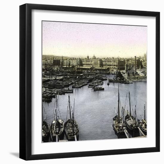 Barcelona (Spain), Rebato's Port-Leon, Levy et Fils-Framed Photographic Print