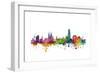 Barcelona Spain Skyline-Michael Tompsett-Framed Premium Giclee Print