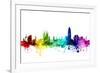 Barcelona Spain Skyline-Michael Tompsett-Framed Art Print