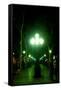 Barcelona Spain Streetlight Photo Print Poster-null-Framed Stretched Canvas