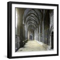 Barcelona (Spain), the Cathedral's Cloister-Leon, Levy et Fils-Framed Photographic Print