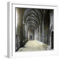 Barcelona (Spain), the Cathedral's Cloister-Leon, Levy et Fils-Framed Photographic Print