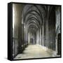 Barcelona (Spain), the Cathedral's Cloister-Leon, Levy et Fils-Framed Stretched Canvas