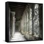 Barcelona (Spain), the Cloister of Saint Anne's Church-Leon, Levy et Fils-Framed Stretched Canvas