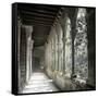 Barcelona (Spain), the Cloister of Saint Anne's Church-Leon, Levy et Fils-Framed Stretched Canvas