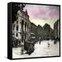 Barcelona (Spain), the Main Theater-Leon, Levy et Fils-Framed Stretched Canvas