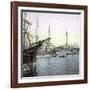 Barcelona (Spain), the Monument to Christopher Columbus and the Port-Leon, Levy et Fils-Framed Photographic Print