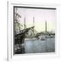 Barcelona (Spain), the Monument to Christopher Columbus and the Port-Leon, Levy et Fils-Framed Photographic Print