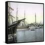 Barcelona (Spain), the Monument to Christopher Columbus and the Port-Leon, Levy et Fils-Framed Stretched Canvas