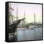 Barcelona (Spain), the Monument to Christopher Columbus and the Port-Leon, Levy et Fils-Framed Stretched Canvas