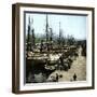 Barcelona (Spain), View of the Port-Leon, Levy et Fils-Framed Premium Photographic Print