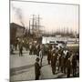 Barcelona (Spain), View of the Port-Leon, Levy et Fils-Mounted Photographic Print