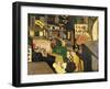 Barcelona street scene, 1917-Joaquin Torres-garcia-Framed Giclee Print