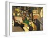 Barcelona street scene, 1917-Joaquin Torres-garcia-Framed Giclee Print