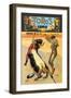 Barcelona: Toros En las Arenas-A. Gual-Framed Art Print