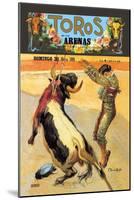 Barcelona: Toros En las Arenas-A. Gual-Mounted Art Print