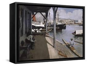 Barcelona Yacht Club-Ramon Casas i Carbo-Framed Stretched Canvas