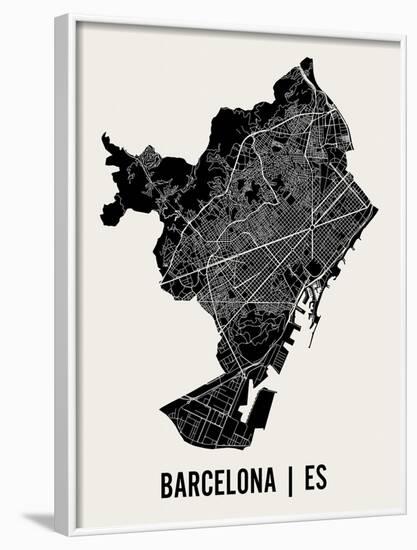 Barcelona-Mr City Printing-Framed Art Print