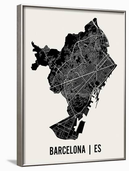 Barcelona-Mr City Printing-Framed Art Print