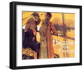 Barcelona-C^ Verger-Framed Art Print