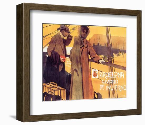 Barcelona-C^ Verger-Framed Art Print