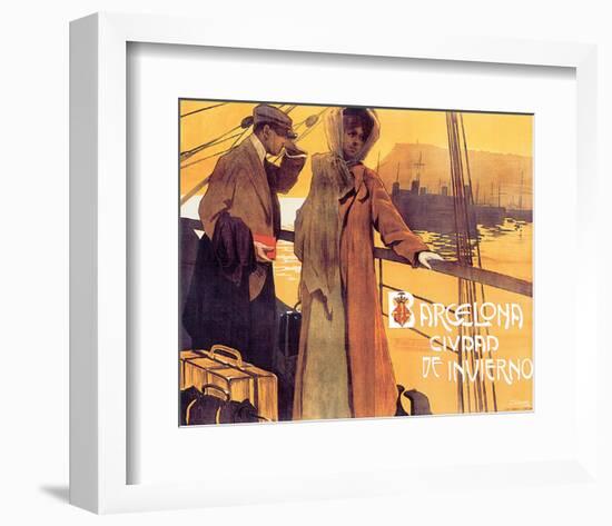 Barcelona-C^ Verger-Framed Art Print