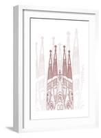 Barcelona-Cristian Mielu-Framed Art Print